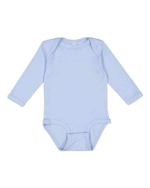 Rabbit Skins - Infant Long Sleeve Baby Rib Bodysuit - 4411