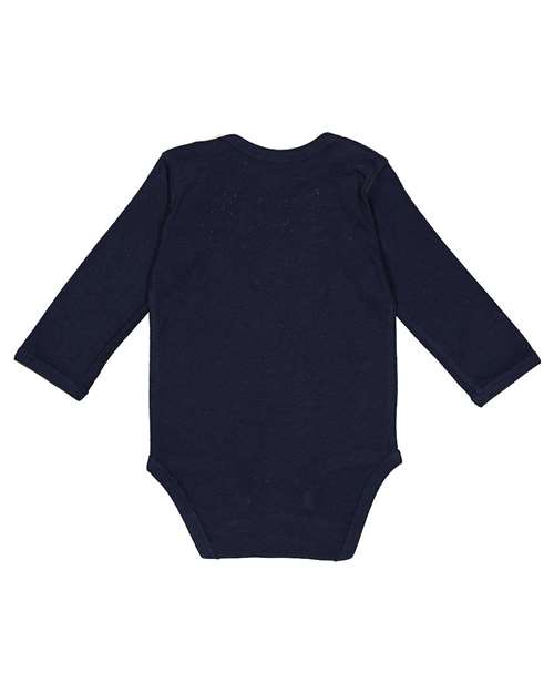 Rabbit Skins - Infant Long Sleeve Baby Rib Bodysuit - 4411