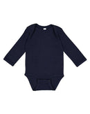 Rabbit Skins - Infant Long Sleeve Baby Rib Bodysuit - 4411