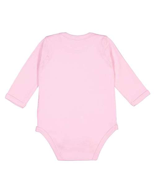 Rabbit Skins - Infant Long Sleeve Baby Rib Bodysuit - 4411