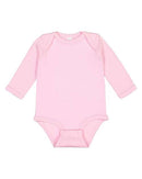 Rabbit Skins - Infant Long Sleeve Baby Rib Bodysuit - 4411