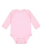 Rabbit Skins - Infant Long Sleeve Baby Rib Bodysuit - 4411