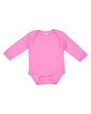 Rabbit Skins - Infant Long Sleeve Baby Rib Bodysuit - 4411