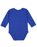 Rabbit Skins - Infant Long Sleeve Baby Rib Bodysuit - 4411