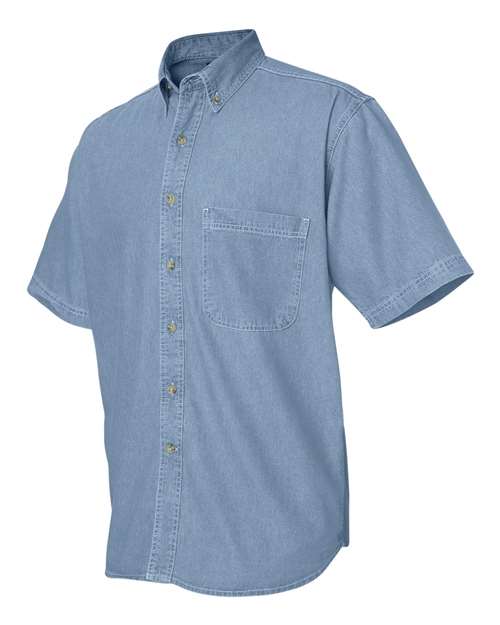 Sierra Pacific - Short Sleeve Denim Shirt - 0211