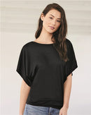 J. America - Women’s Flowy Draped Dolman Tee - 8821