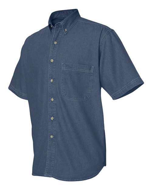 Sierra Pacific - Short Sleeve Denim Tall Sizes - 6211