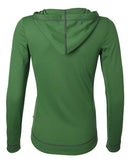 All Sport - Women's Long Sleeve Half-Zip Hooded Pullover - W3002