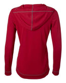 All Sport - Women's Long Sleeve Half-Zip Hooded Pullover - W3002