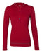 All Sport - Women's Long Sleeve Half-Zip Hooded Pullover - W3002