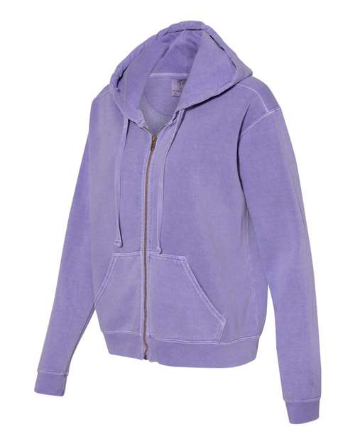 Comfort Colors - Garment-Dyed Women’s Full-Zip Hooded Sweatshirt - 1598