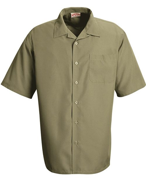 Red Kap - Linden Grey Microfiber Convertible Collar Shirt - 1K00