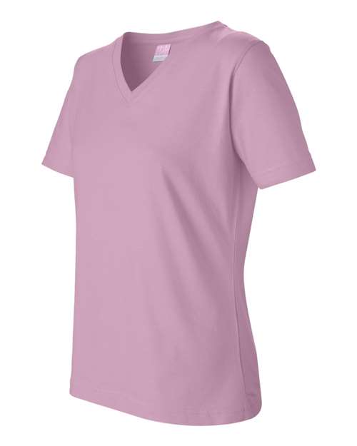 LAT - Women's V-Neck Premium Jersey Tee - 3587 (More Color)