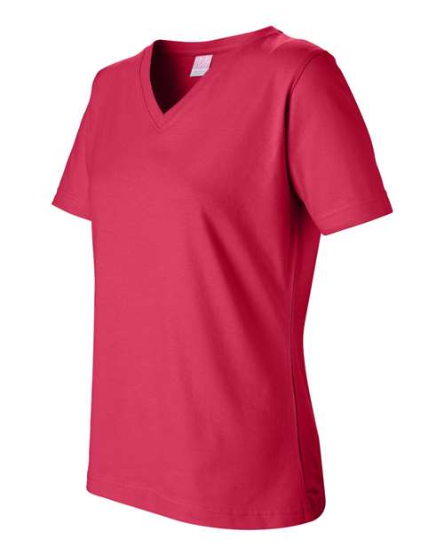 LAT - Women's V-Neck Premium Jersey Tee - 3587 (More Color)