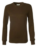 J. America - Women's Cortney Long Sleeve Thermal T-Shirt - 8234