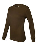 J. America - Women's Cortney Long Sleeve Thermal T-Shirt - 8234