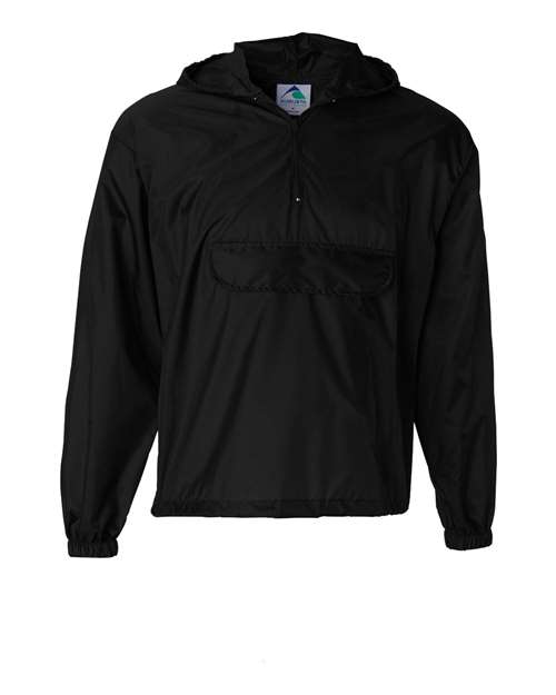 Augusta Sportswear - Packable Half-Zip Hooded Pullover Jacket - 3130