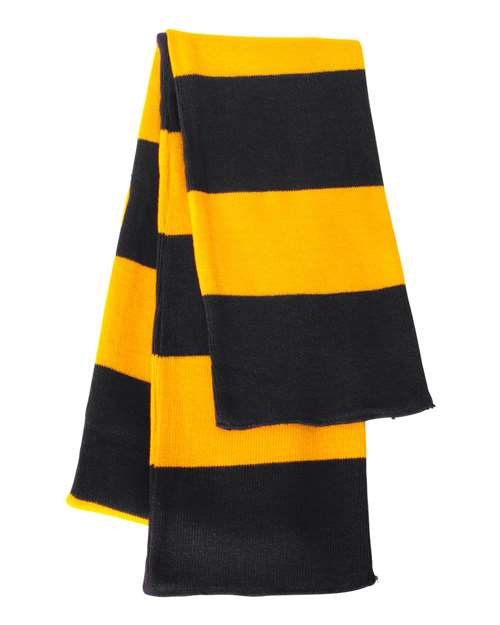 Sportsman - Rugby-Striped Knit Scarf - SP02