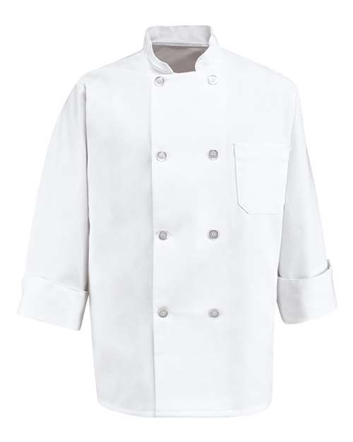 Chef Designs - Eight Pearl Button Chef Coat - 0403