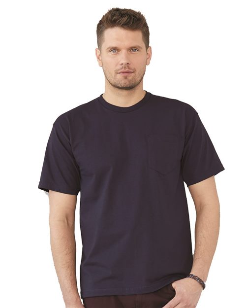 Bayside - USA-Made Short Sleeve T-Shirt With a Pocket - 5070