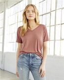 J. America - Women’s Slouchy V-Neck Tee - 8815