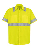 Red Kap - High Visibility Safety Short Sleeve Work Shirt - SS24HV