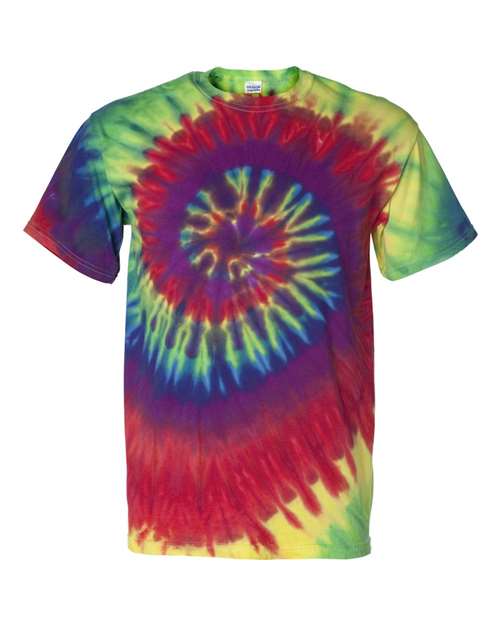 Dyenomite - Multi-Color Spiral Tie-Dyed T-Shirt - 200MS