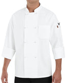 Chef Designs - Eight Knot Button Chef Coat with Thermometer Pocket - 0414