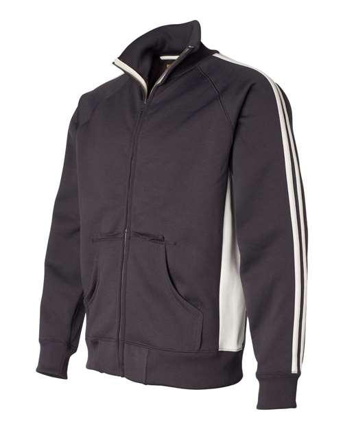 J. America - Vintage Polyester Fleece Track Jacket - 8858