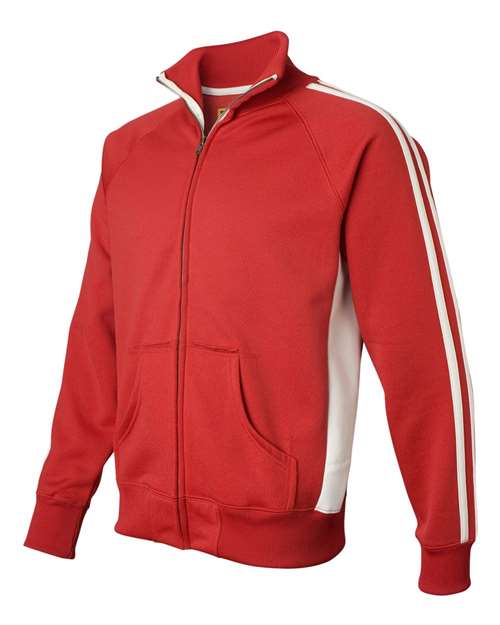 J. America - Vintage Polyester Fleece Track Jacket - 8858