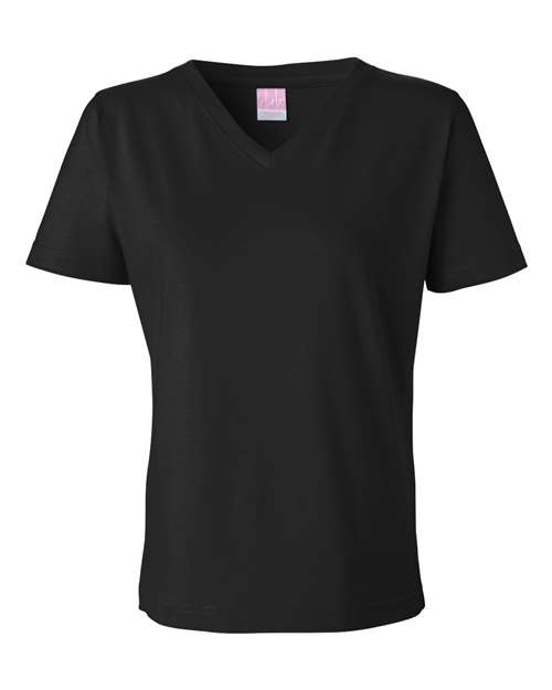 LAT - Women's V-Neck Premium Jersey Tee - 3587