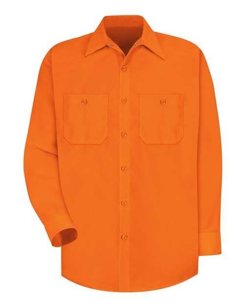 Red Kap - Enhanced Visibility Long Sleeve Work Shirt - SS14