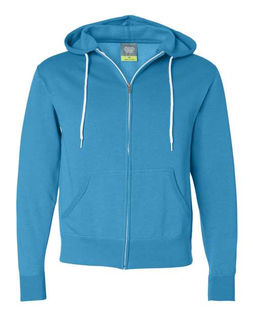 Independent Trading Co. - Unisex Lightweight Full-Zip Hooded Sweatshirt - AFX90UNZ (More Color)