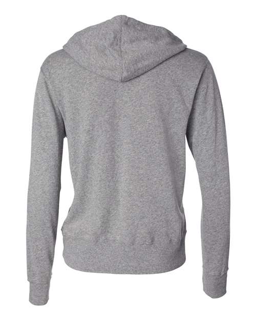 Independent Trading Co. - Unisex Heathered French Terry Full-Zip Hooded Sweatshirt - PRM90HTZ