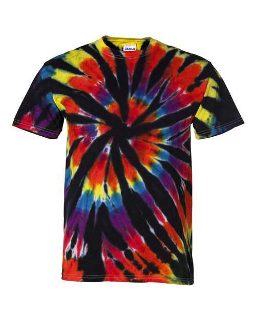 Dyenomite - Rainbow Cut-Spiral Tie-Dyed T-Shirt - 200TD