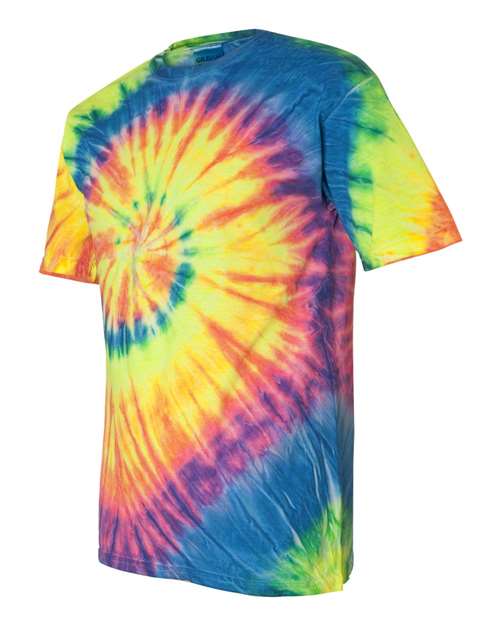 Dyenomite - Multi-Color Spiral Tie-Dyed T-Shirt - 200MS