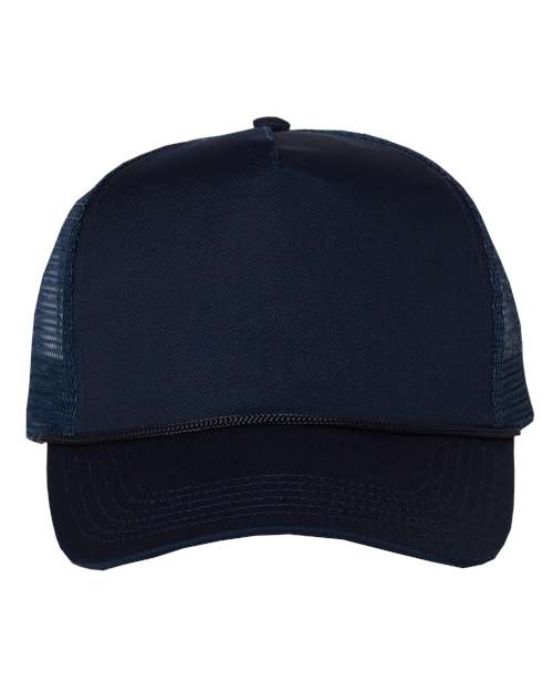 Valucap - Five-Panel Mesh-Back Trucker Cap - 8804H