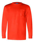 Bayside - Union-Made Long Sleeve T-Shirt with a Pocket - 3055