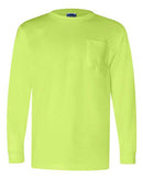 Bayside - Union-Made Long Sleeve T-Shirt with a Pocket - 3055