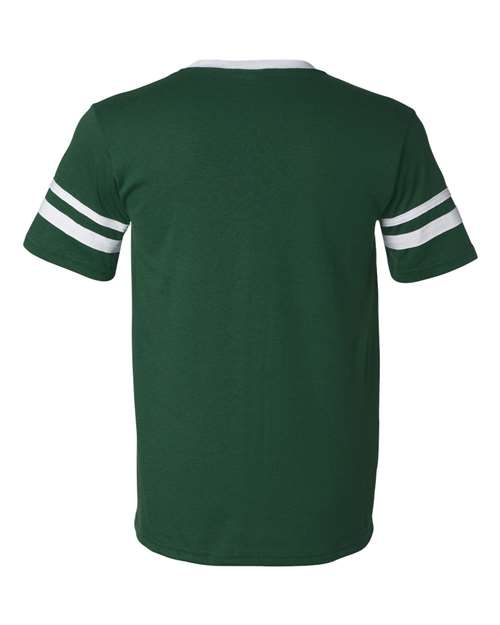 Augusta Sportswear - V-Neck Jersey with Striped Sleeves - 360