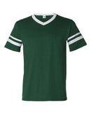 Augusta Sportswear - V-Neck Jersey with Striped Sleeves - 360