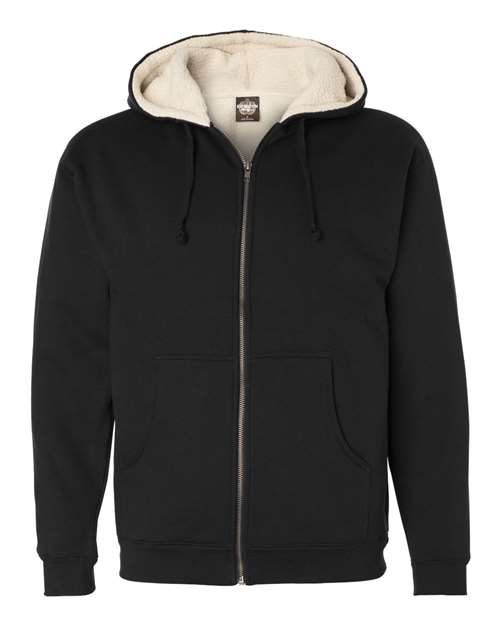 Independent Trading Co. - Sherpa-Lined Full-Zip Hooded Sweatshirt - EXP40SHZ