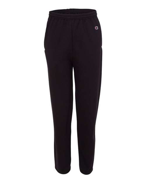 Champion - Double Dry Eco® Open Bottom Sweatpants with Pockets - P800