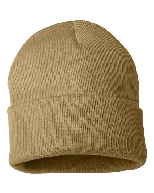 Sportsman - Solid 12" Cuffed Beanie - SP12