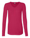 J. America - Women's Thermal Henley - 8252