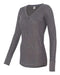 J. America - Women's Thermal Henley - 8252