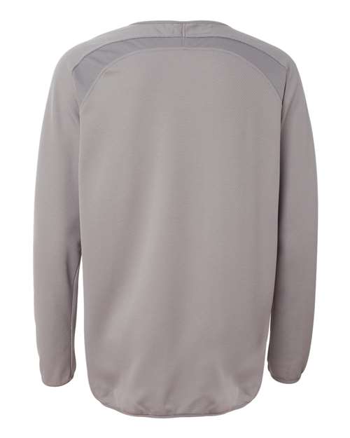 Rawlings - Flatback Mesh Fleece Long Sleeve Pullover - 9705