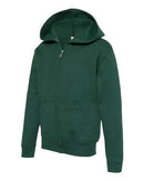 JERZEES - NuBlend® Youth Full-Zip Hooded Sweatshirt - 993BR