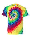 Dyenomite - Youth Multi-Color Spiral Tie-Dyed T-Shirt - 20BMS