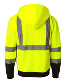 Kishigo - Hi-Vis Full-Zip Hooded Sweatshirt - JS102-103